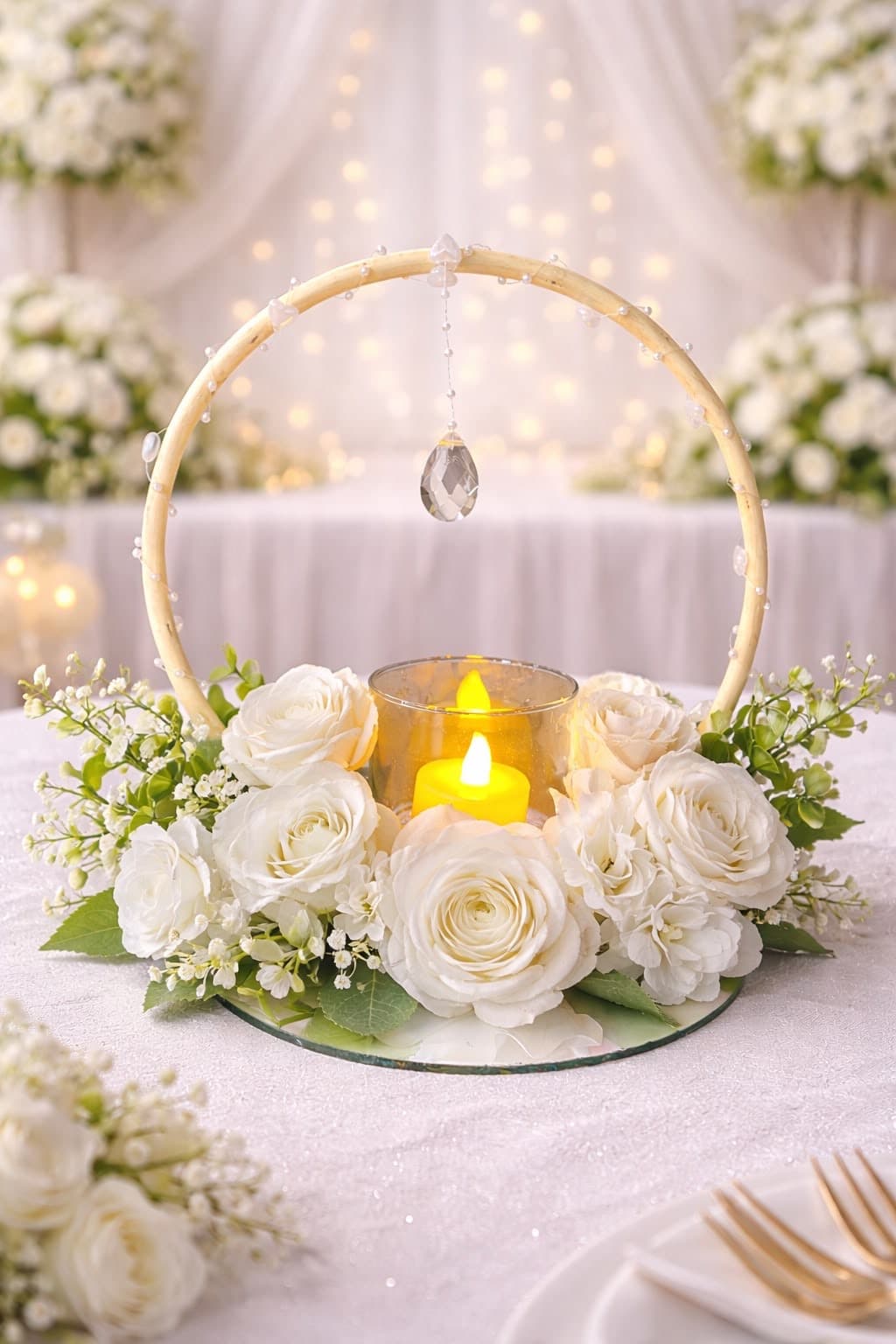 Argolla Floral, diseño de Flora Eventos Florales